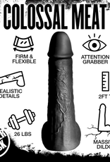 XR Brands Moby Super Dildo - 2 ft / 60 cm - Black