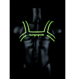 Ouch! by Shots Borst Bulldog Harnas - Glow in the Dark - S/M