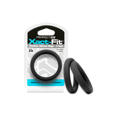 Image of PerfectFitBrand #18 Xact-Fit - Cockring 2-Pack 