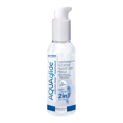 Image of Joydivision AQUAglide 2 in 1 - Lubricant and Massage Gel - 4 fl oz / 125 ml 