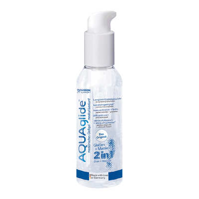 Joydivision AQUAglide 2 in 1 - Glijmiddel en Massagegel - 4 fl oz / 125 ml