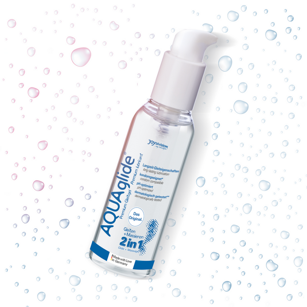 Joydivision AQUAglide 2 in 1 - Glijmiddel en Massagegel - 4 fl oz / 125 ml