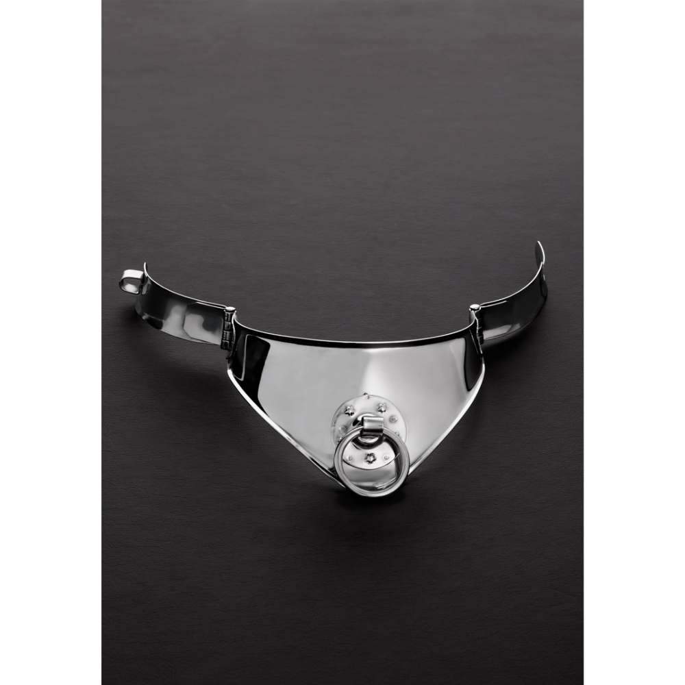 Steel by Shots Cleopatra Collar with Ring - 15 / 38 cm