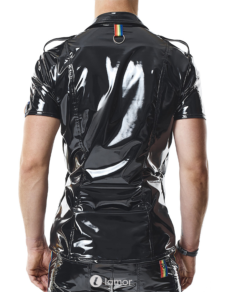 * RFP PVC heren blouse met korte mouwen van het merk RFP
