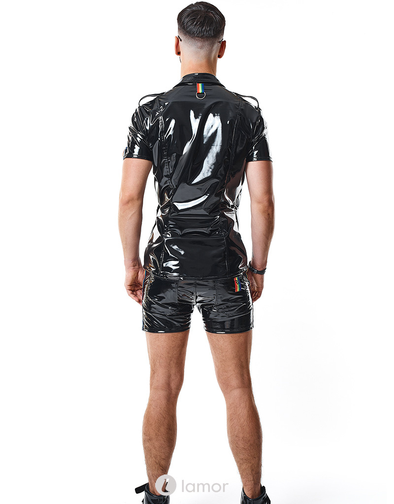 * RFP PVC heren blouse met korte mouwen van het merk RFP