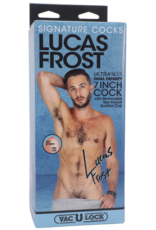 Doc Johnson Lucas Frost - Realistic ULTRASKYN Dildo - 7 / 18 cm - Vanilla