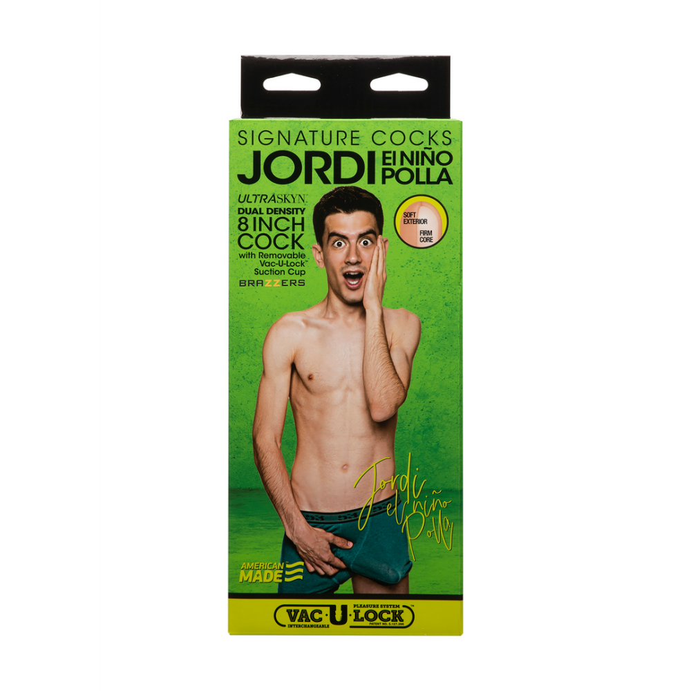 Doc Johnson Jordi El Nio - Realistic ULTRASKYN Dildo - 2 Pieces