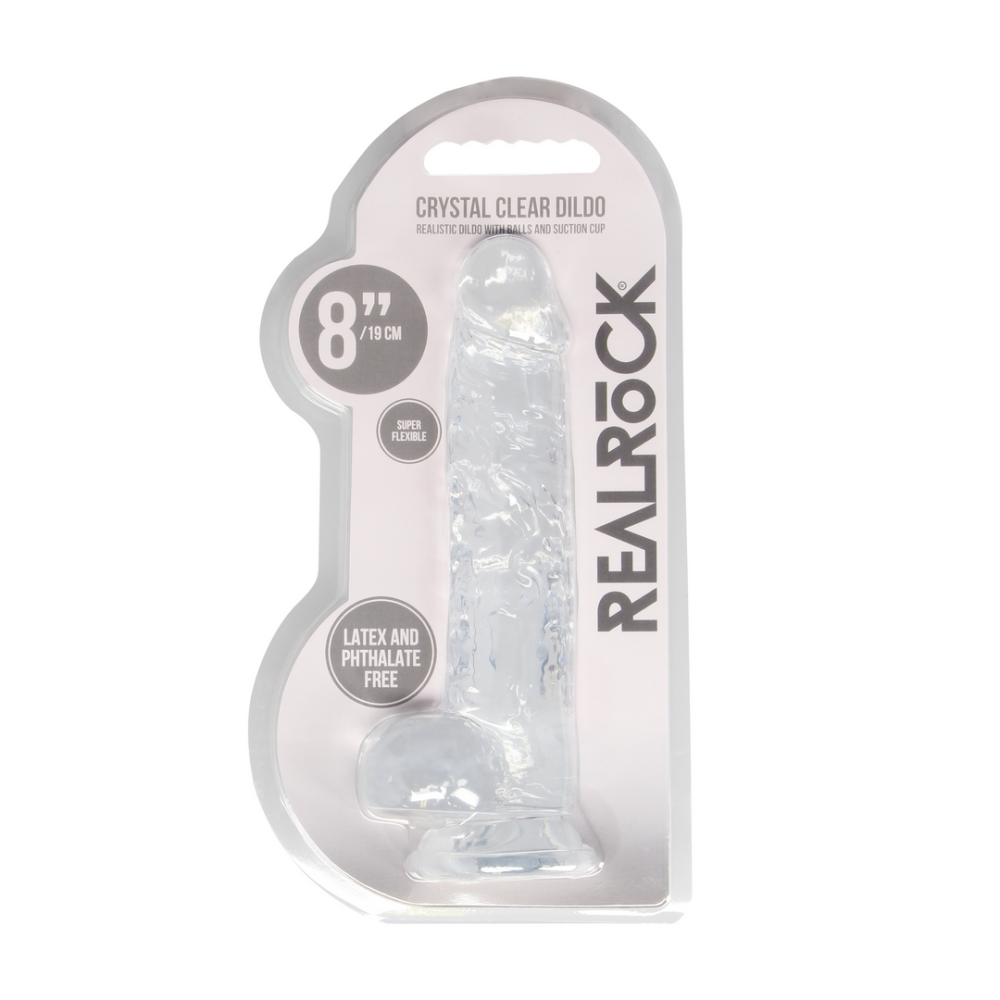 RealRock by Shots Realistic Dildo with Balls - 8 / 21 cm