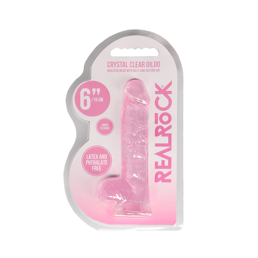 RealRock by Shots Realistic Dildo with Balls - 6 / 15 cm