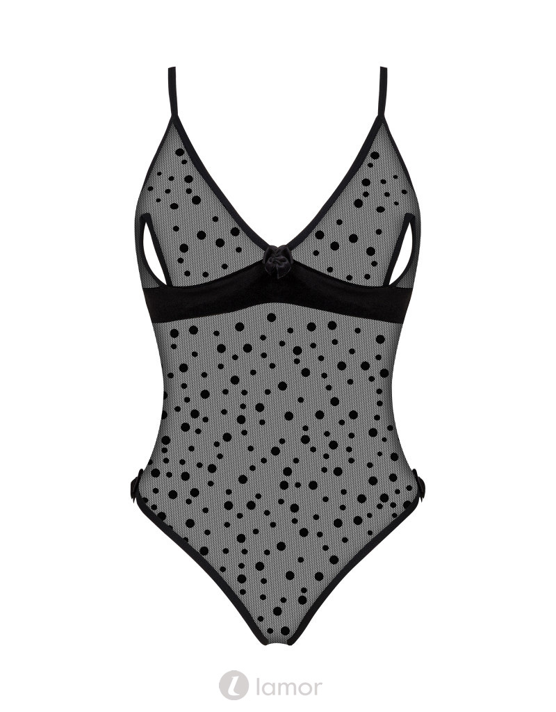 * BEAUTYNIGHT Verleidelijke en spannende body Amalia met stippen patroon