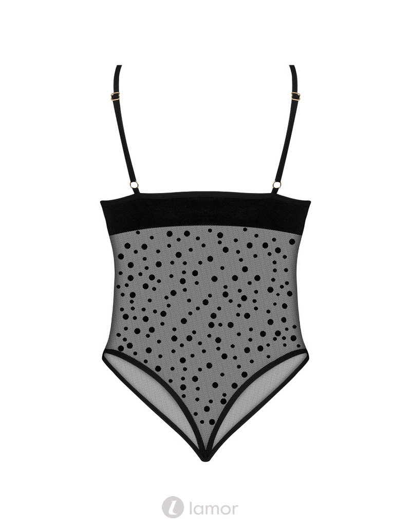 * BEAUTYNIGHT Verleidelijke en spannende body Amalia met stippen patroon