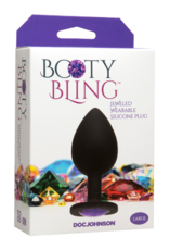 Doc Johnson Booty Bling - Spade Butt Plug - Groot