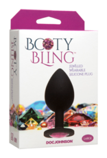 Doc Johnson Booty Bling - Spade Butt Plug - Groot