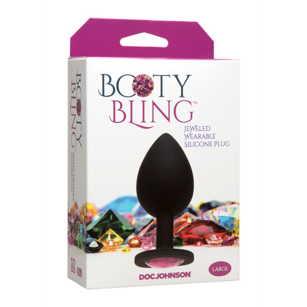 Doc Johnson Booty Bling - Spade Butt Plug - Groot