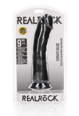 RealRock by Shots Curved Realistic Dildo with Suction Cup - 9 / 23 cm