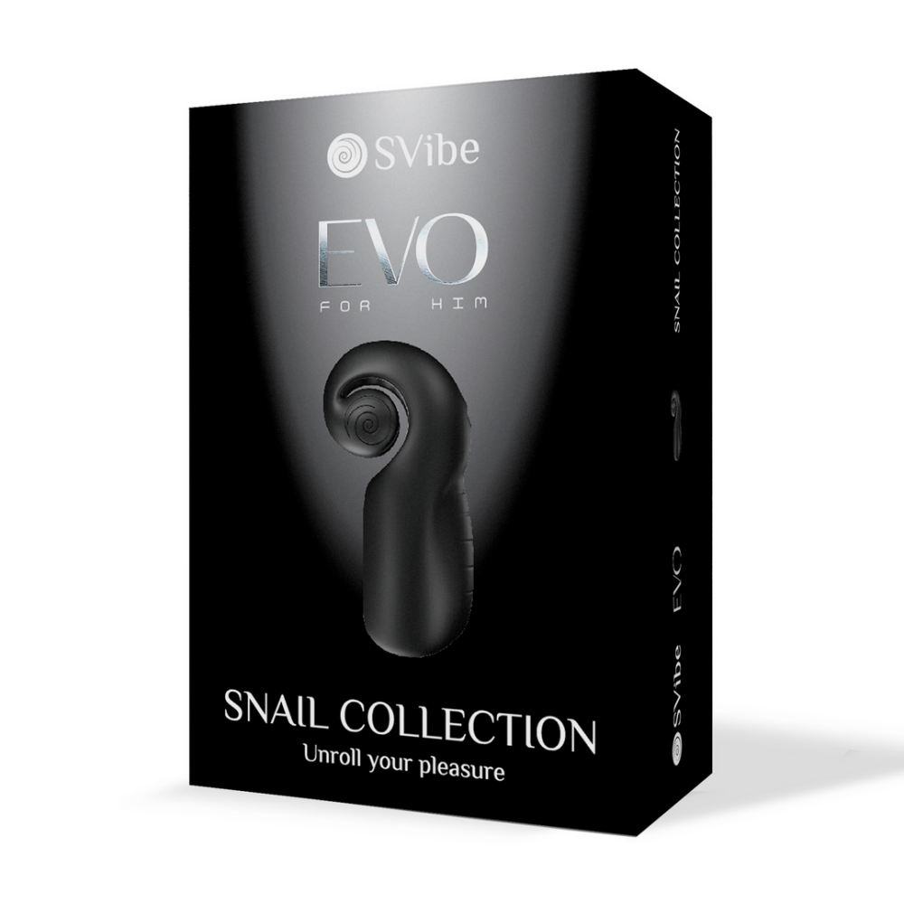 Snail Vibe Slak Vibe - EVO Masturbator - Zwart