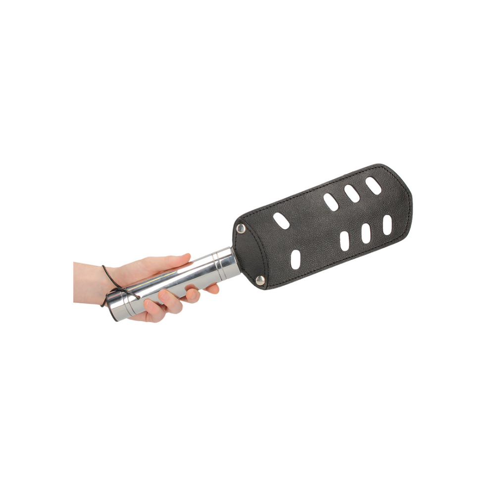 Ouch! by Shots Geperforeerde leren paddle