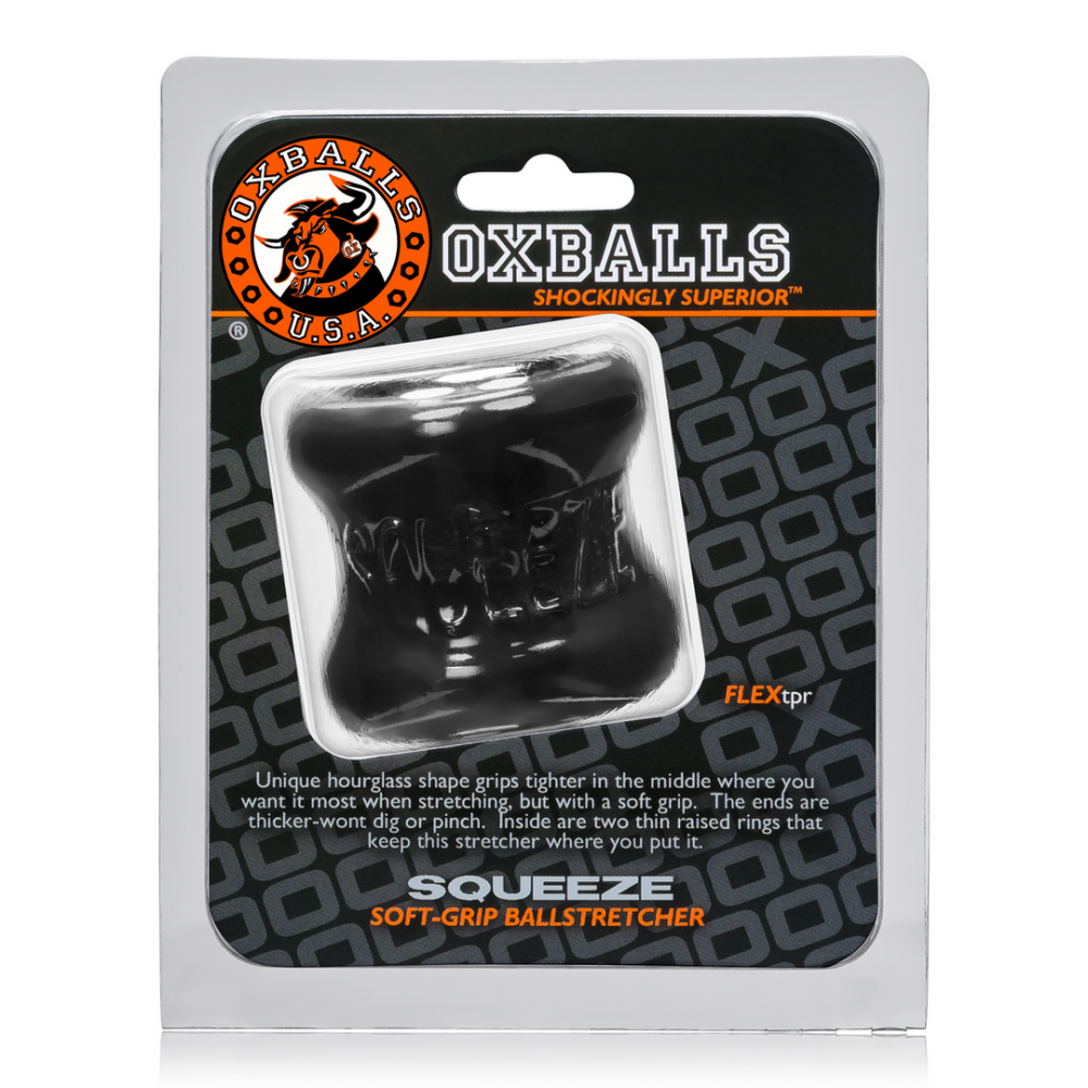 Oxballs Squeeze - Hourglass Ballstretcher - Black