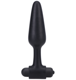 Doc Johnson Vibrerende Butt Plug - 5 / 12 cm - Zwart