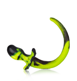 Oxballs Puppy Tail - Beagle - Black/Acid Yellow