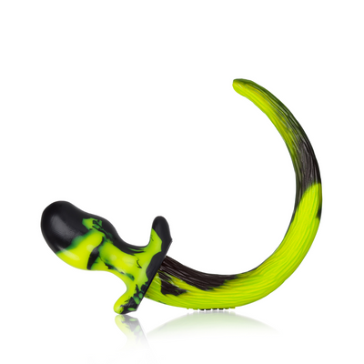 Oxballs Puppy Tail - Beagle - Black/Acid Yellow