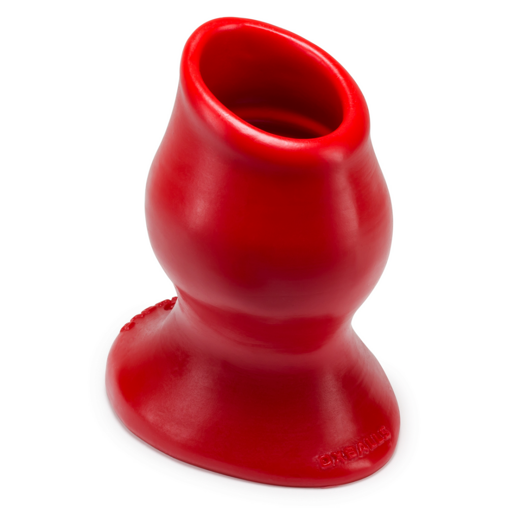 Oxballs Pighole - Hollow Butt Plug - XXLarge - Red