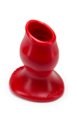 Oxballs Pighole - Hollow Butt Plug - Medium - Red