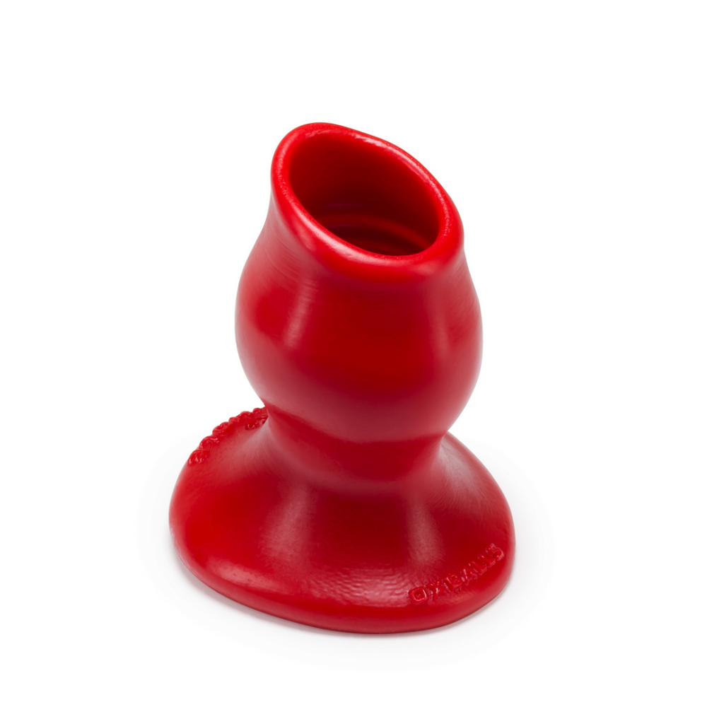 Oxballs Pighole - Hollow Butt Plug - Medium - Red