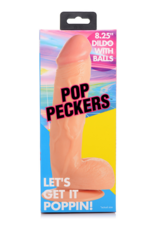 XR Brands POP - Dildo with Balls - 8.25 / 21 cm