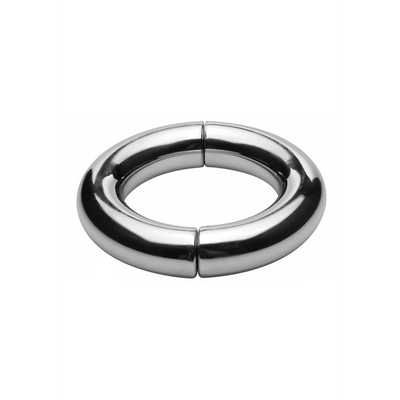 XR Brands Mega Magnetize - Stainless Steel Magnetic Cockring - 2 / 4,4 cm