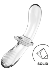 Dubbele Crystal - Glazen Dildo - Transparant