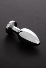 Steel by Shots Butt Plug met Juwelen - Groot