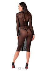 * NOIR handmade Halflange tule jurk Ecstasy van Noir Handmade  Orgia Collection