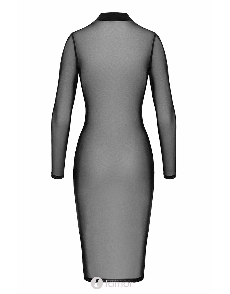 * NOIR handmade Halflange tule jurk Ecstasy van Noir Handmade  Orgia Collection