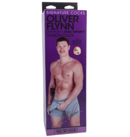 Doc Johnson Oliver Flynn - Realistic ULTRASKYN Dildo - 10 / 25 cm - Vanilla