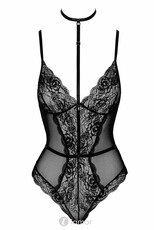 * KISSABLE VAN NOIR HANDMADE Zwarte kanten stringbody Kiss248 van het merk Kissable