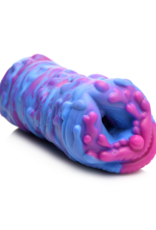 XR Brands Cyclone - Silicone Alien Vagina Stroker - Paars