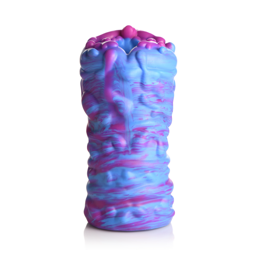 XR Brands Cyclone - Silicone Alien Vagina Stroker - Paars