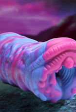 XR Brands Cyclone - Silicone Alien Vagina Stroker - Paars