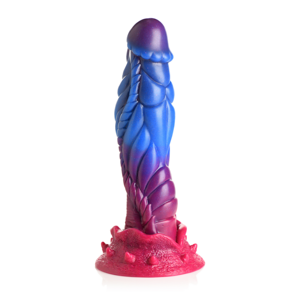 XR Brands Intruder - Alien Silicone Dildo - Paars