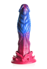 XR Brands Intruder - Alien Silicone Dildo - Paars