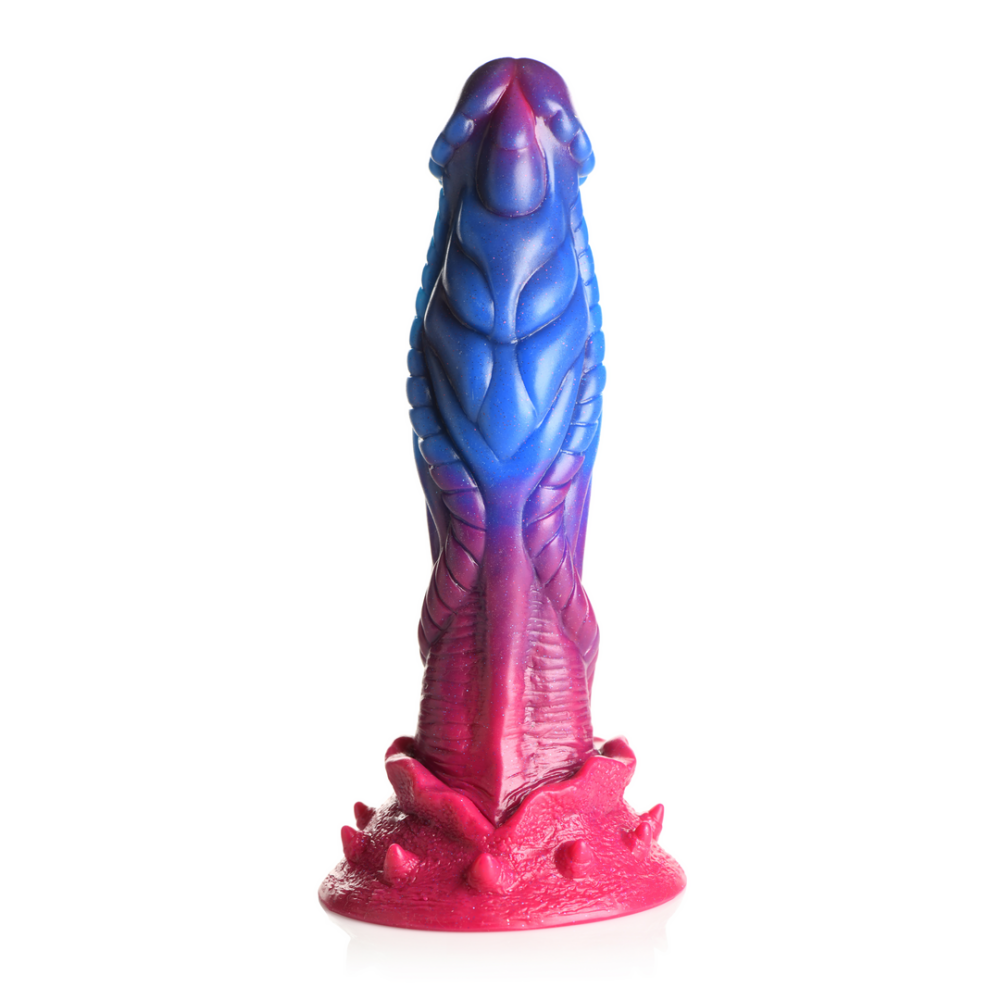 XR Brands Intruder - Alien Silicone Dildo - Paars