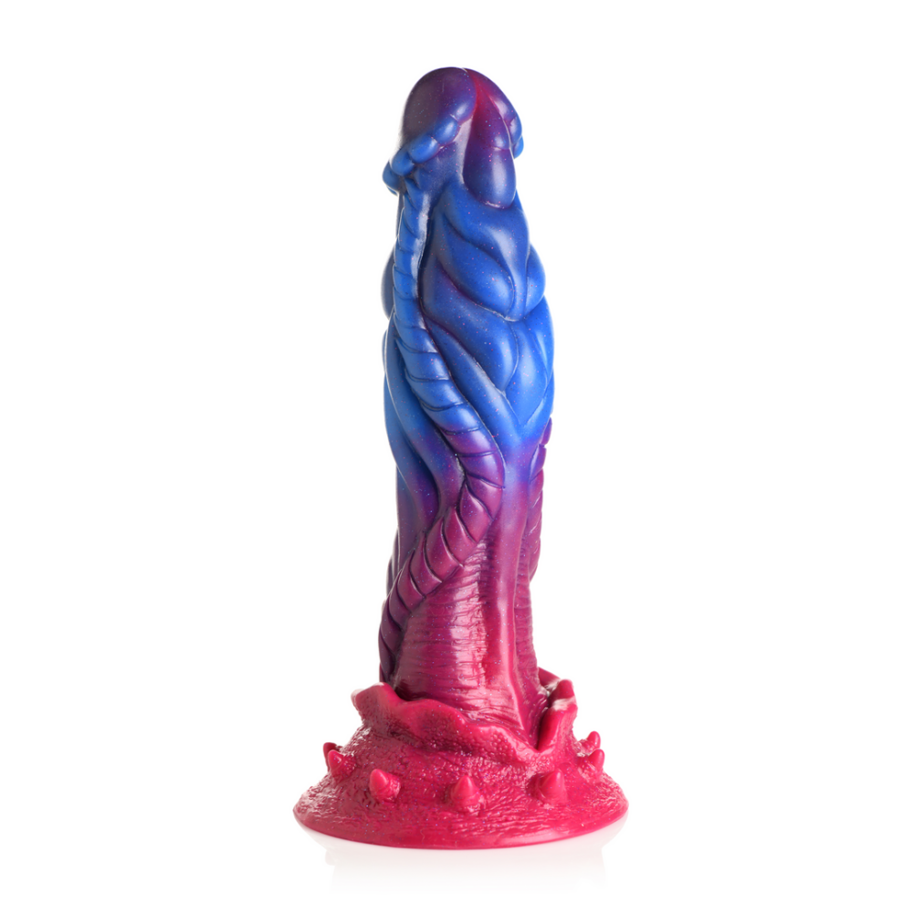XR Brands Intruder - Alien Silicone Dildo - Paars
