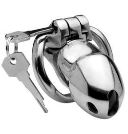 XR Brands Rikers 24-7 - RVS Locking Chastity Cage