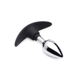 XR Brands Dark Invader - Metaal en Silicoon Anale Plug - Klein