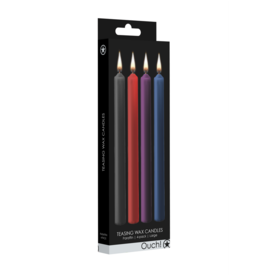 Ouch! by Shots Teasing Wax Kaarsen - 4 Stuks - Groot - Multicolor