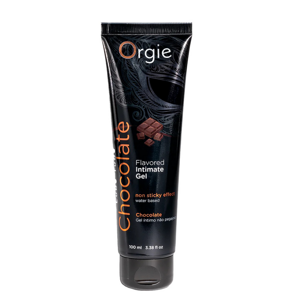 Orgie Lube Tube Chocolate - Waterbased Lubricant - 3 fl oz / 100 ml