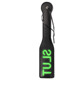 Ouch! by Shots Slut Paddle - Glow in the Dark - Neon Groen