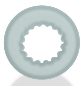 Oxballs Axis - Inner Ribbed Griphold Cockring - Duidelijk IJs