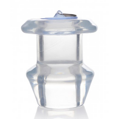 XR Brands Ass Bung - Heldere Holle Anale Dilator met Plug - Extra Groot